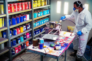 Image for the article 'Custom Paint Solutions for Production & Manufacturing: A Comprehensive Guide' regarding paints industry.