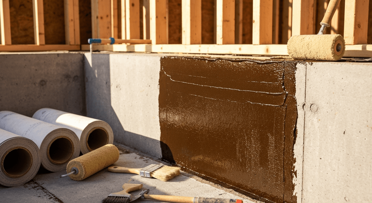 Image for the article 'Effective Waterproofing Methods for New Home Construction' regarding paints industry.