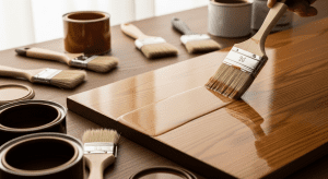 Image for the article 'Enhance Aesthetics with Wood Coatings in Ahmedabad' regarding paints industry.