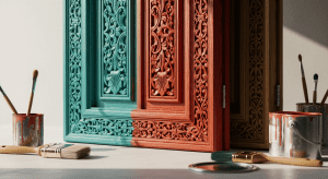 Image for the article 'Enhance Architectural Wooden Windows with Decorative Paints' regarding paints industry.