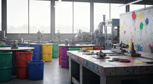 Image for the article 'Innovative Machinery and Engineering Paints in Ahmedabad' regarding paints industry.