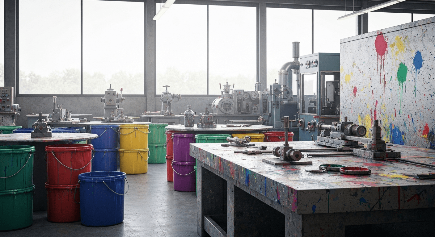 Image for the article 'Innovative Machinery and Engineering Paints in Ahmedabad' regarding paints industry.