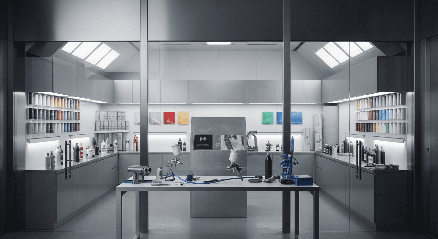 Image for the article 'Innovative Weatherproof Solutions by Metal & Glass Coating Manufacturers' regarding paints industry.