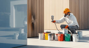 Image for the article 'Optimize Outdoor Spray Painting with Packaging OEM Coatings' regarding paints industry.