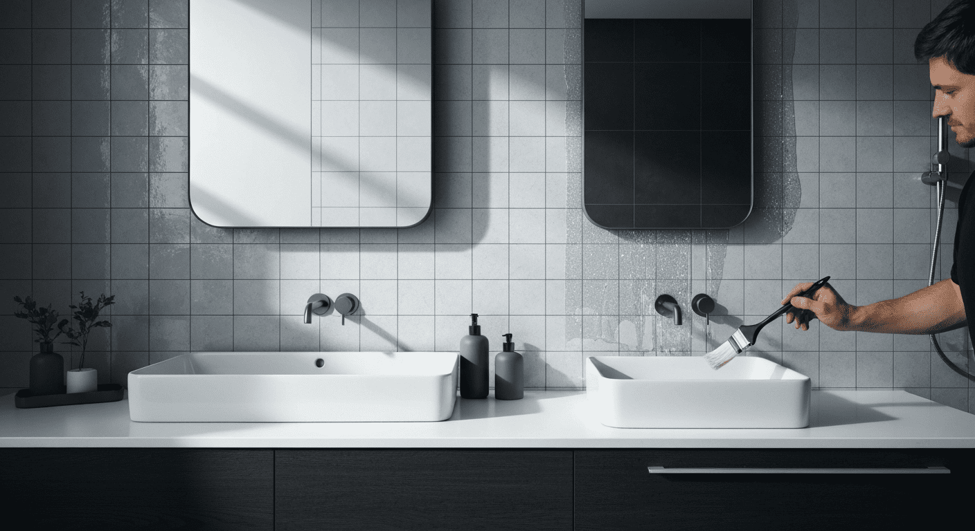 Image for the article 'Optimize Your Bathroom with Effective Waterproof Coatings' regarding paints industry.