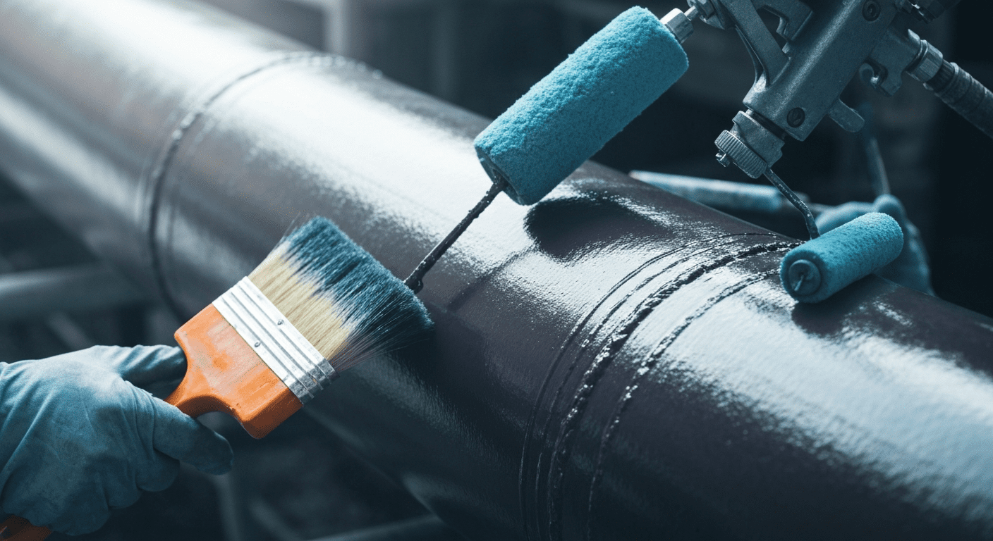 Image for the article 'Optimize Your Pipeline Coatings for Flawless Application' regarding paints industry.