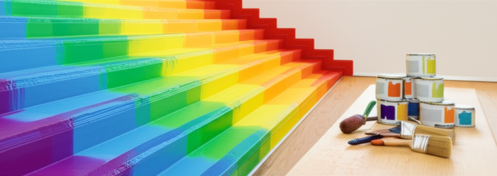 Achieve Stunning Staircase Wall Art with Decorative Paints