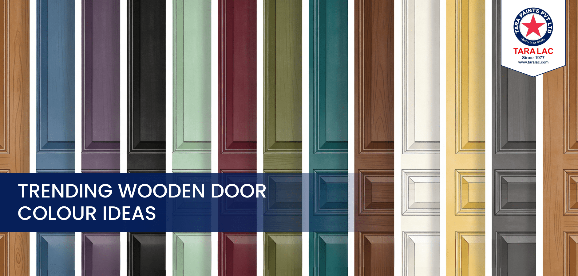 Trending Wooden Door Colour Ideas