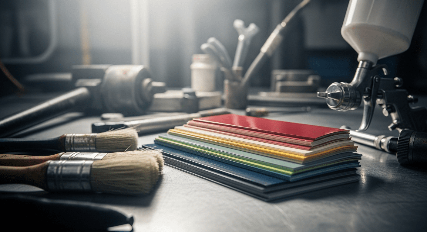 Image for the article 'Understanding Paint Layering Methods in Machinery Engineering' regarding paints industry.